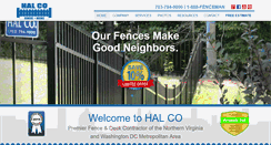Desktop Screenshot of halcofence.com